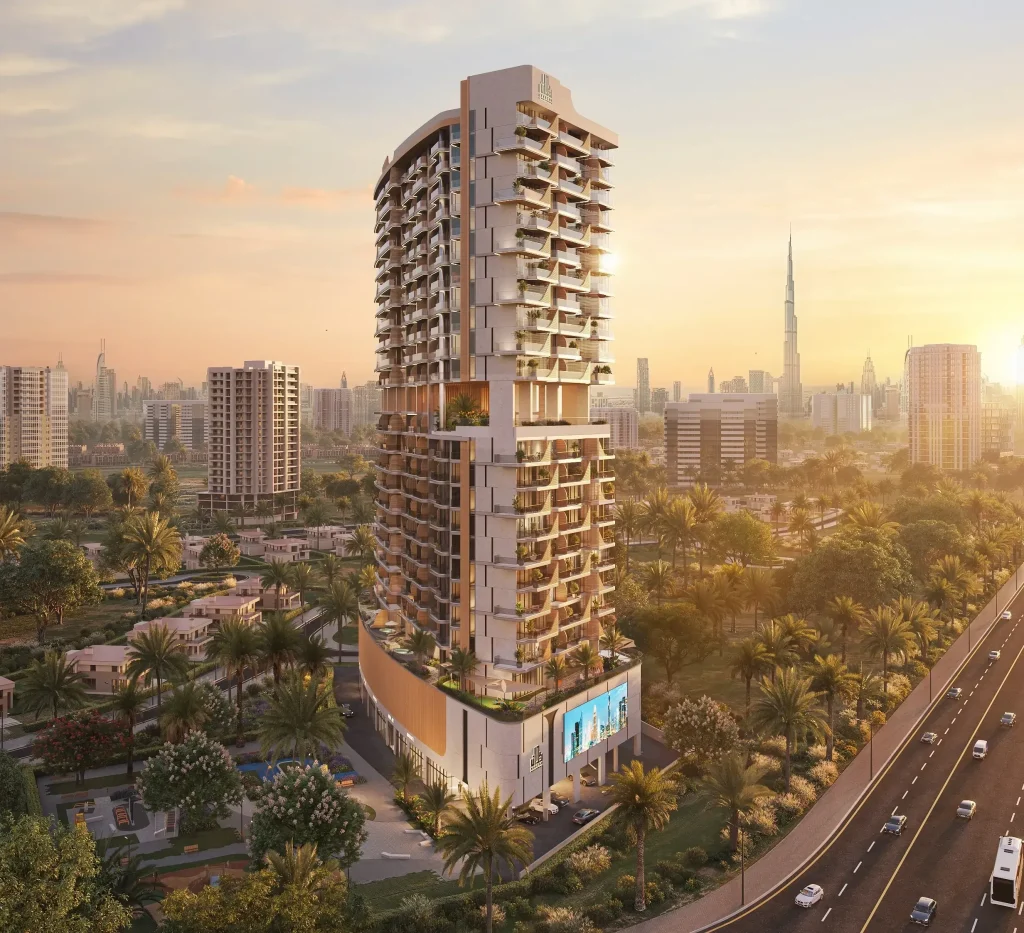 Rabdan Developments architectural residence at golden hour