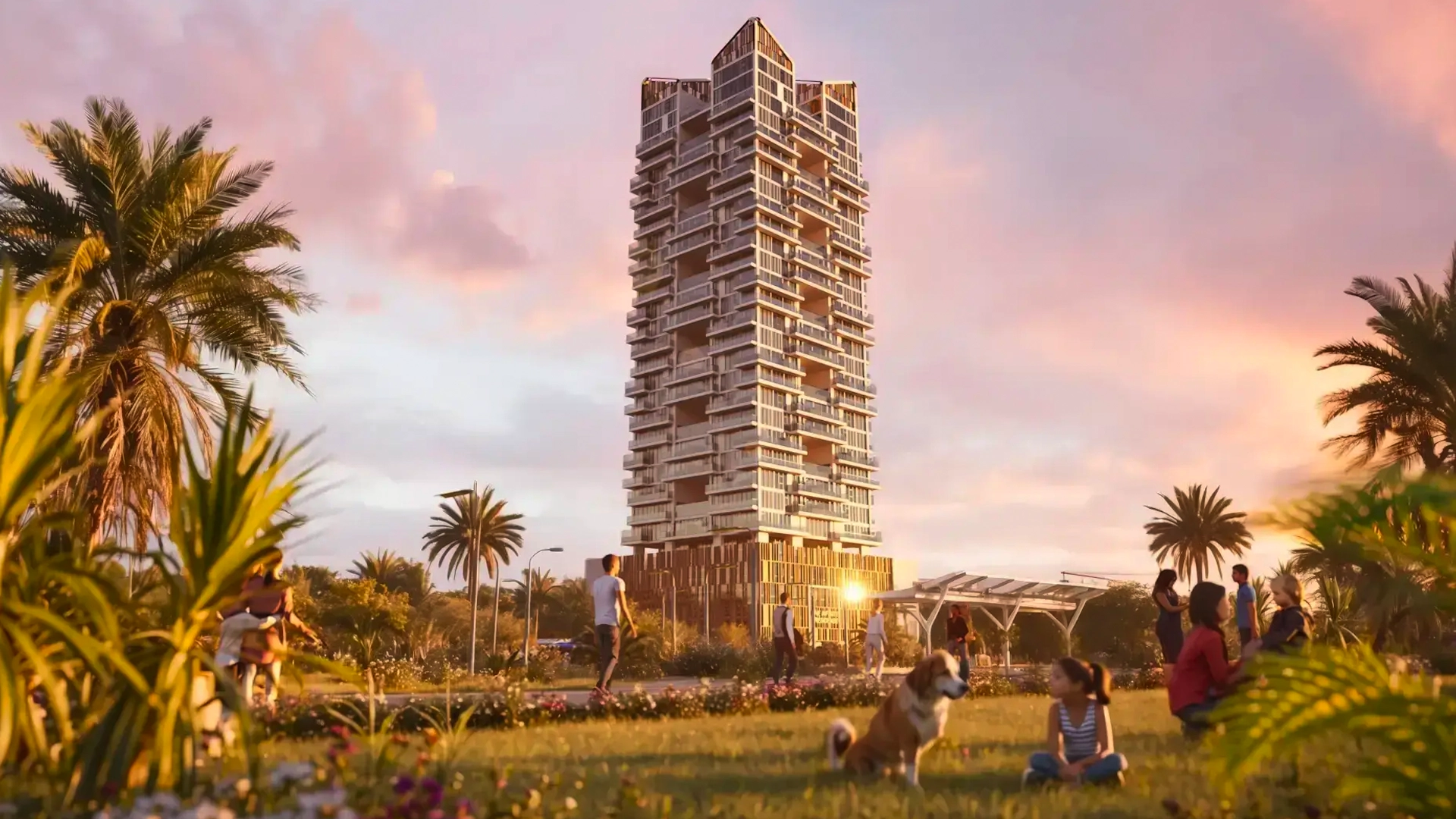 Gharbi II residential development in Jumeirah Village Circle, Dubai