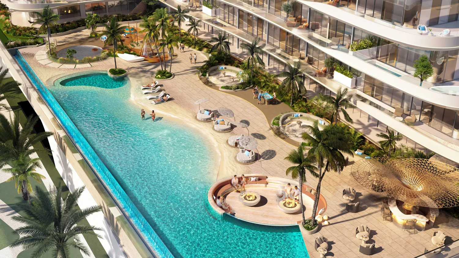 Rabdan Avenue beach-style pool