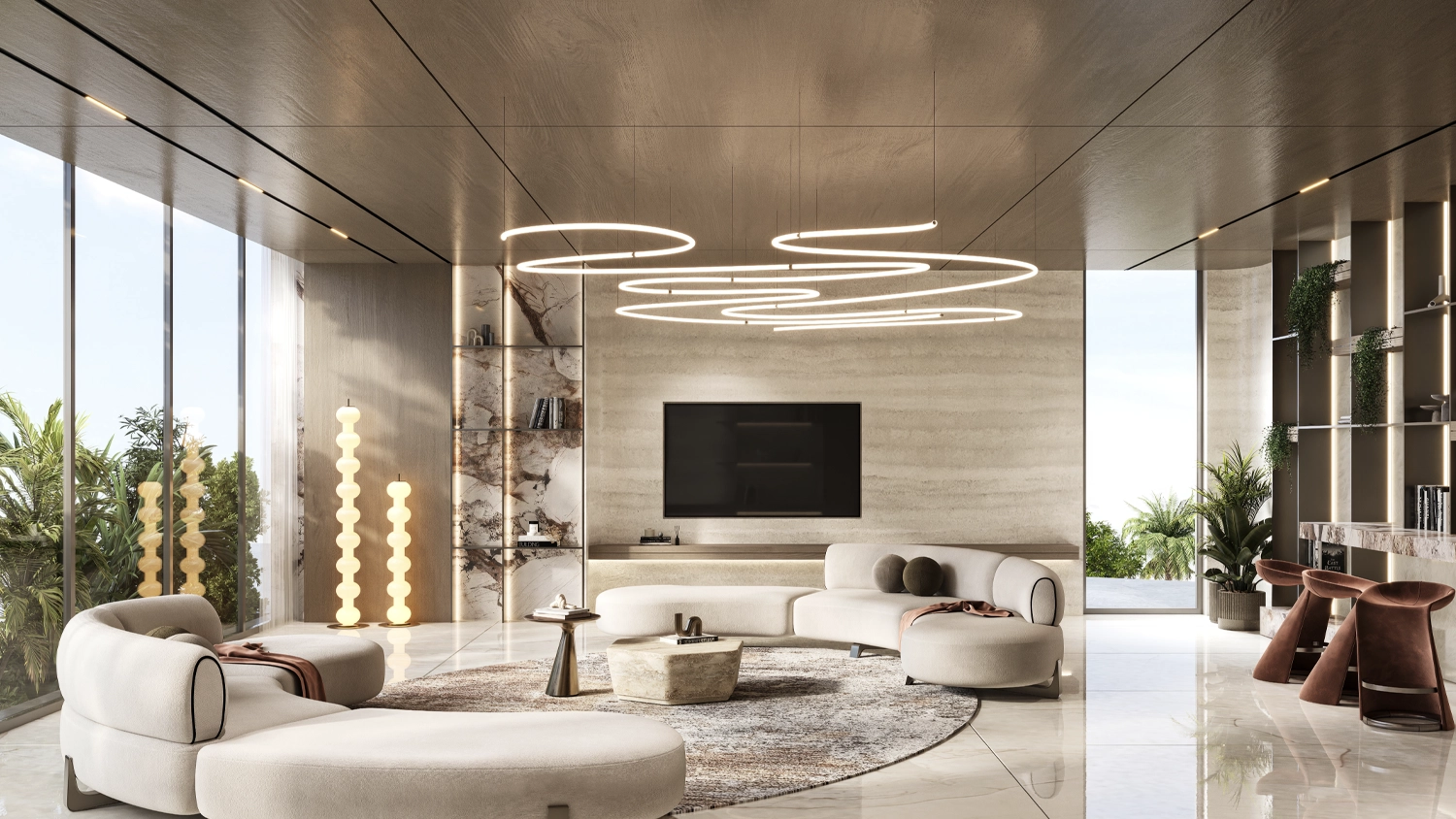 Rabdan Gates residence interior